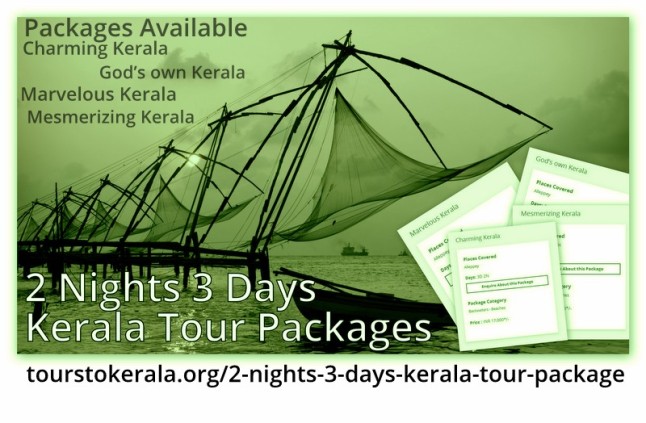 2 nights and 3 days kerala tour packages, 2 nights and 3 days in Kerala, 2 nights and 3 days kerala travel packages, 2 days kerala tour packages, 3 days kerala tour packages